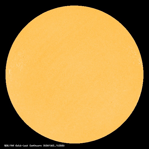 SDO · HMI Continuum — Visible photosphere & sunspots
