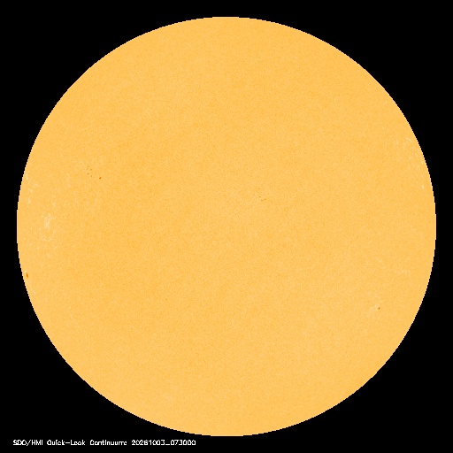 SDO · HMI Continuum — Visible photosphere & sunspots