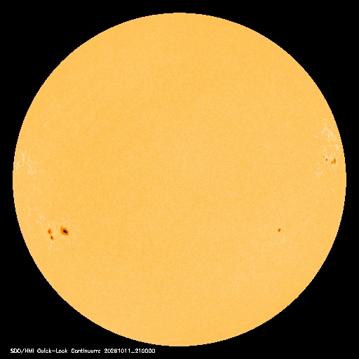 SDO · HMI Continuum — Visible photosphere & sunspots