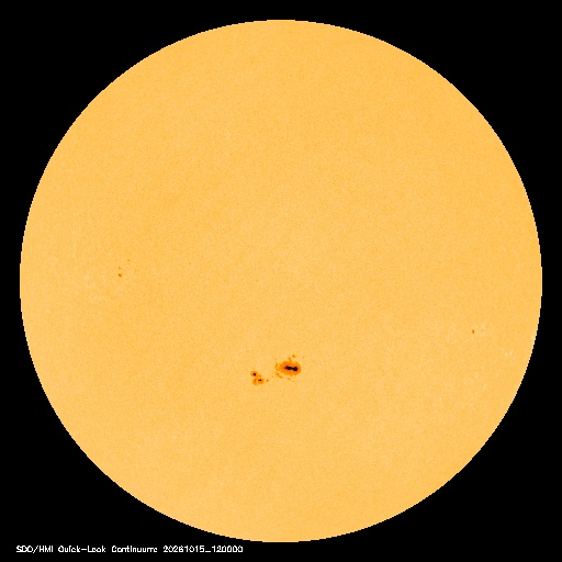 SDO · HMI Continuum — Visible photosphere & sunspots