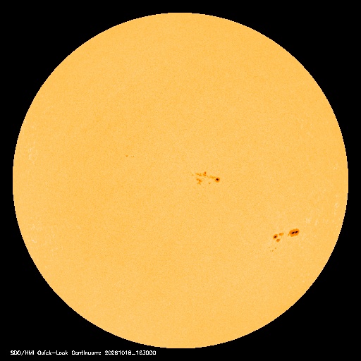 SDO · HMI Continuum — Visible photosphere & sunspots