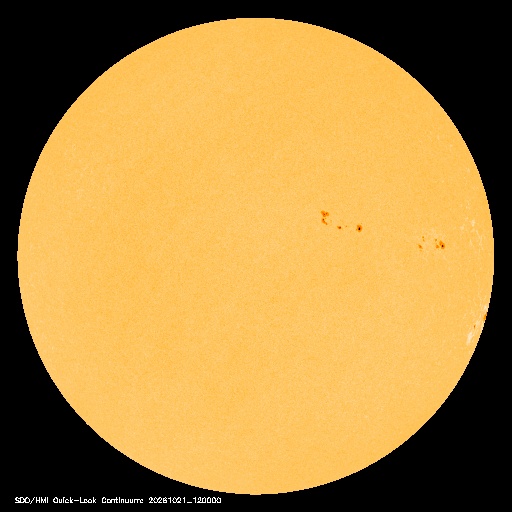 SDO · HMI Continuum — Visible photosphere & sunspots