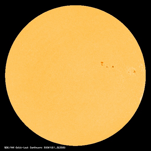 SDO · HMI Continuum — Visible photosphere & sunspots