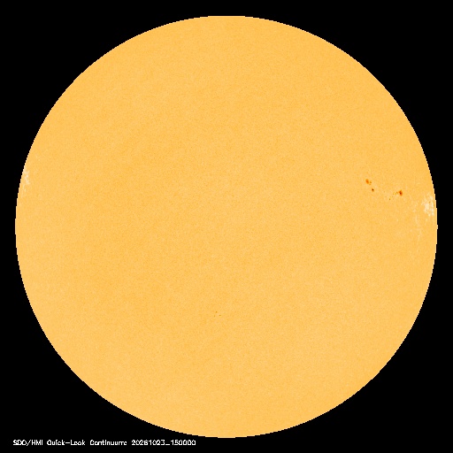 SDO · HMI Continuum — Visible photosphere & sunspots
