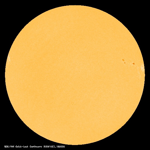 SDO · HMI Continuum — Visible photosphere & sunspots