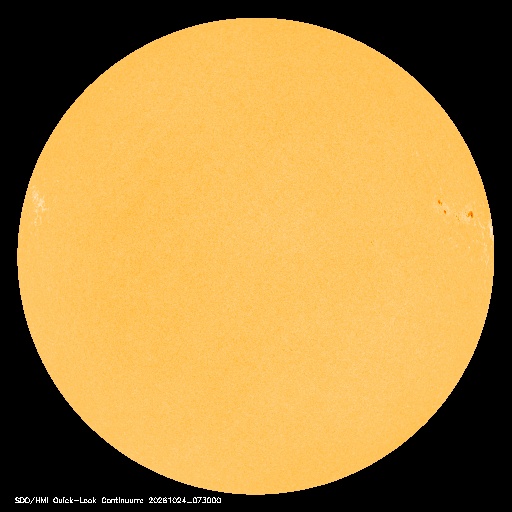 SDO · HMI Continuum — Visible photosphere & sunspots