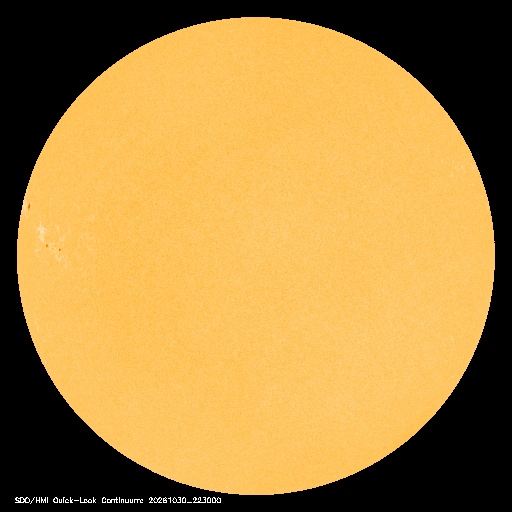 SDO · HMI Continuum — Visible photosphere & sunspots