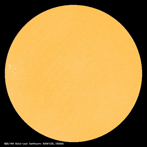 SDO · HMI Continuum — Visible photosphere & sunspots