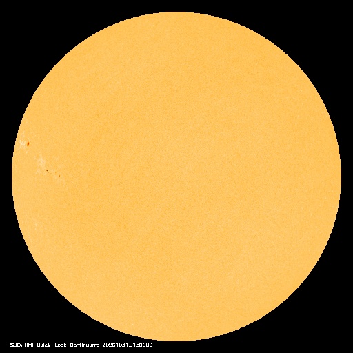 SDO · HMI Continuum — Visible photosphere & sunspots
