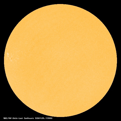 SDO · HMI Continuum — Visible photosphere & sunspots