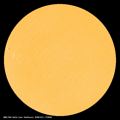 SDO · HMI Continuum — Visible photosphere & sunspots