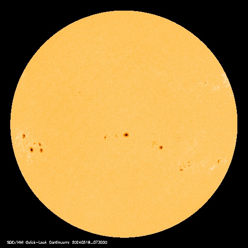 Latest Mauna Loa image of the Sun