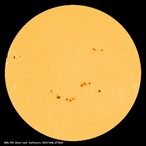 Latest Mauna Loa image of the Sun