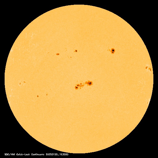 Latest Mauna Loa image of the Sun