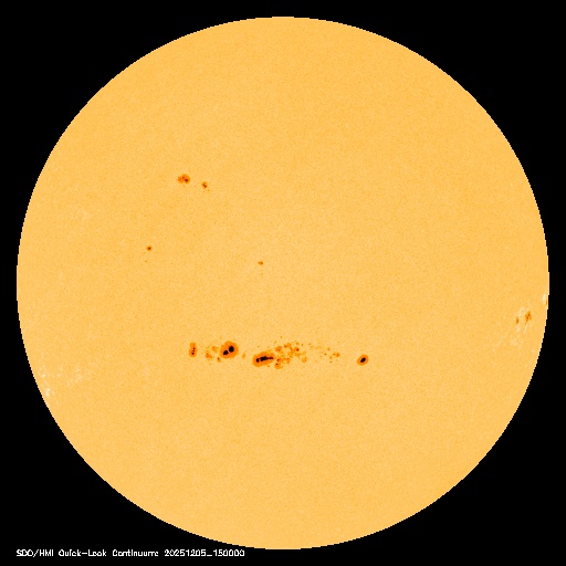 Latest Mauna Loa image of the Sun