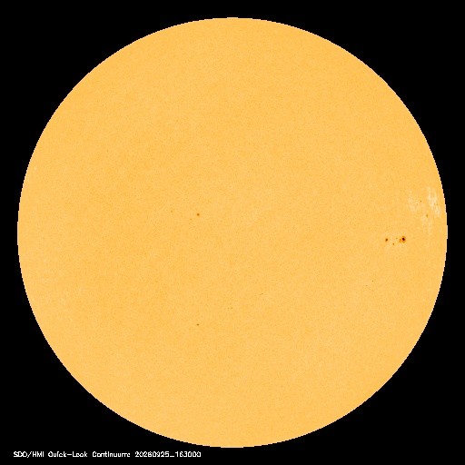 Latest Mauna Loa image of the Sun
