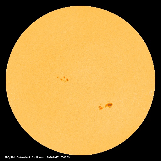 Latest Mauna Loa image of the Sun
