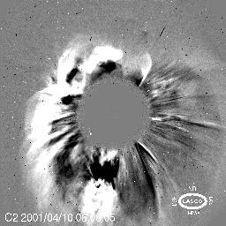 LASCO C2 Running difference image of halo CME