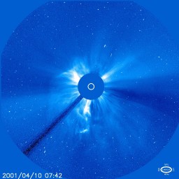 LASCO C3 image of halo CME