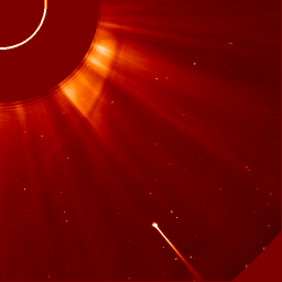 LASCO C2 image of comet