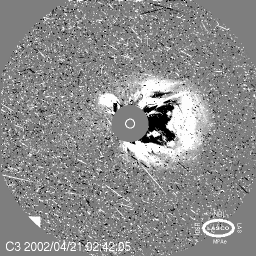LASCO C3 running difference image