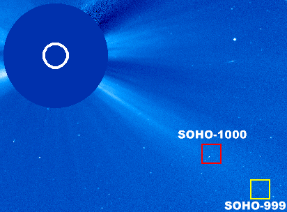 Comets SOHO-999 and
      SOHO-1000