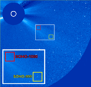 Comets SOHO-999 and
     SOHO-1000