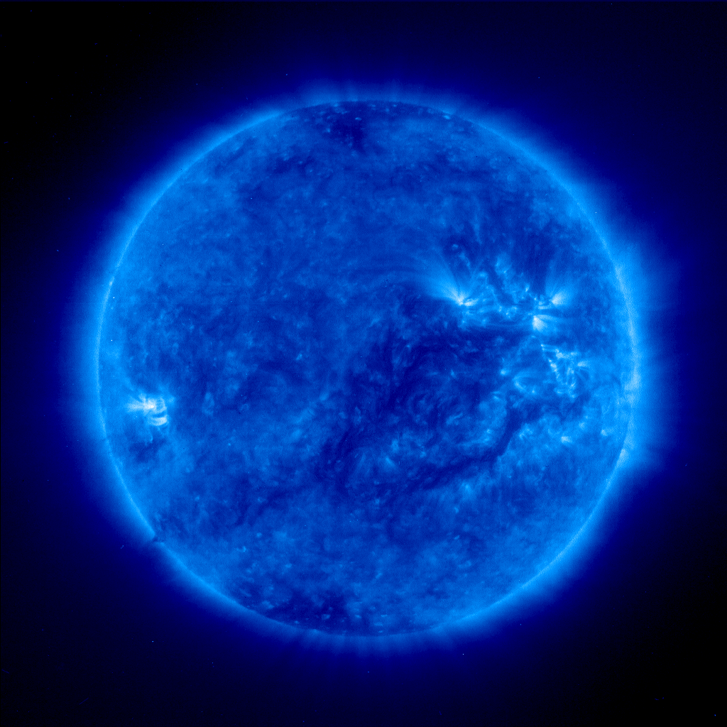 [EUV image of the Sun in 0.9 -- 1.0 MK plasma, 2006/01/02]