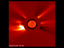 Image-A Year and a 
Half of SOHO Sun